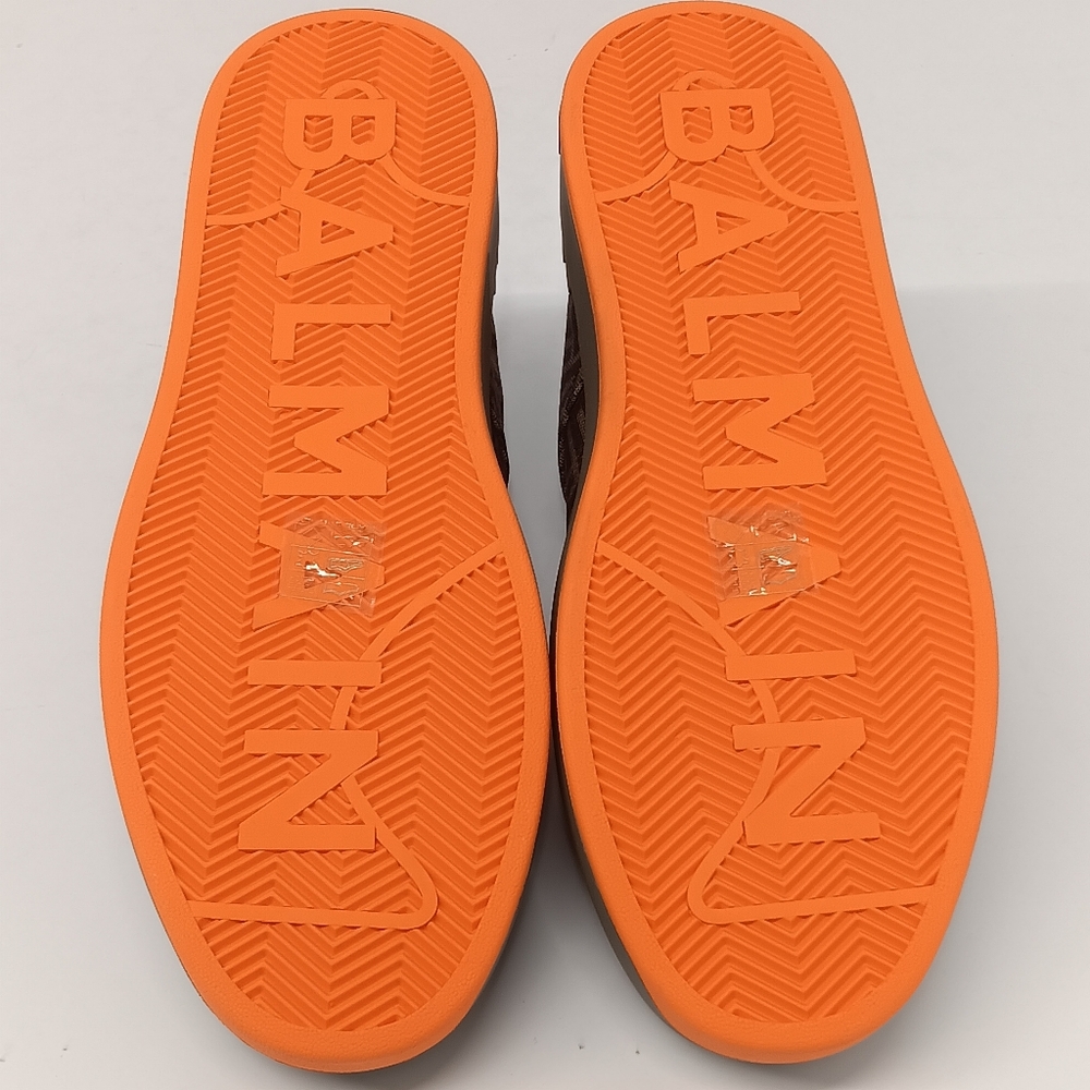 Balmain Men's Monogram Jacquard B-Court Low Top Sneakers - Picture 14 of 16